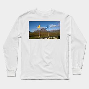 Scottish flags - Saltire and St Andrews cross Long Sleeve T-Shirt